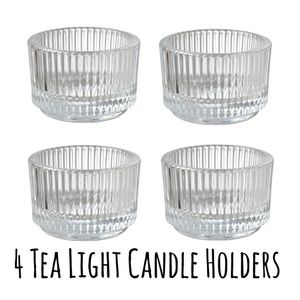 4 IKEA FINSMAK Tealight Holders